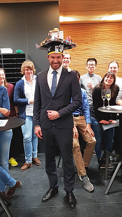 Bernhard passed his PhD exam, congratulations