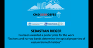 Best Poster Prize for Sebastian Rieger