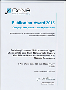 CeNS Publication Award 2015